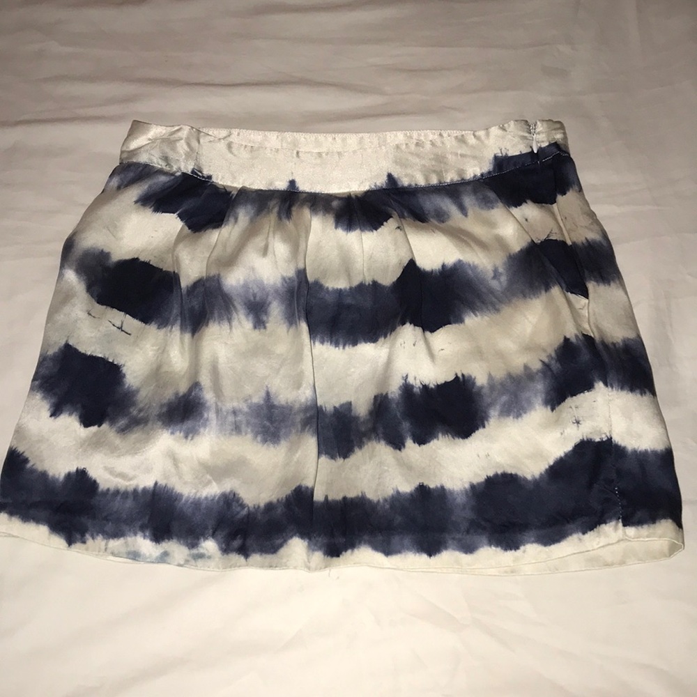 Joie tie dye silk skirt